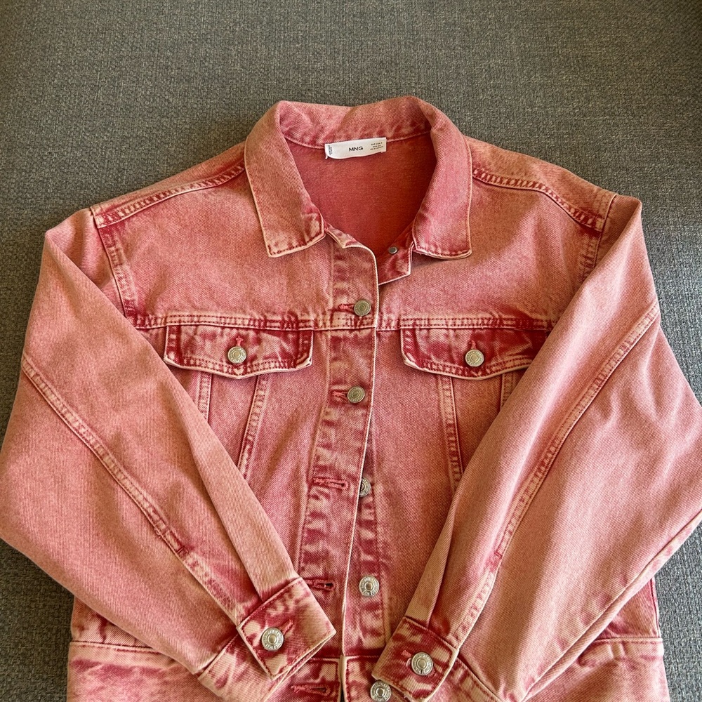 Pink Denim Jacket